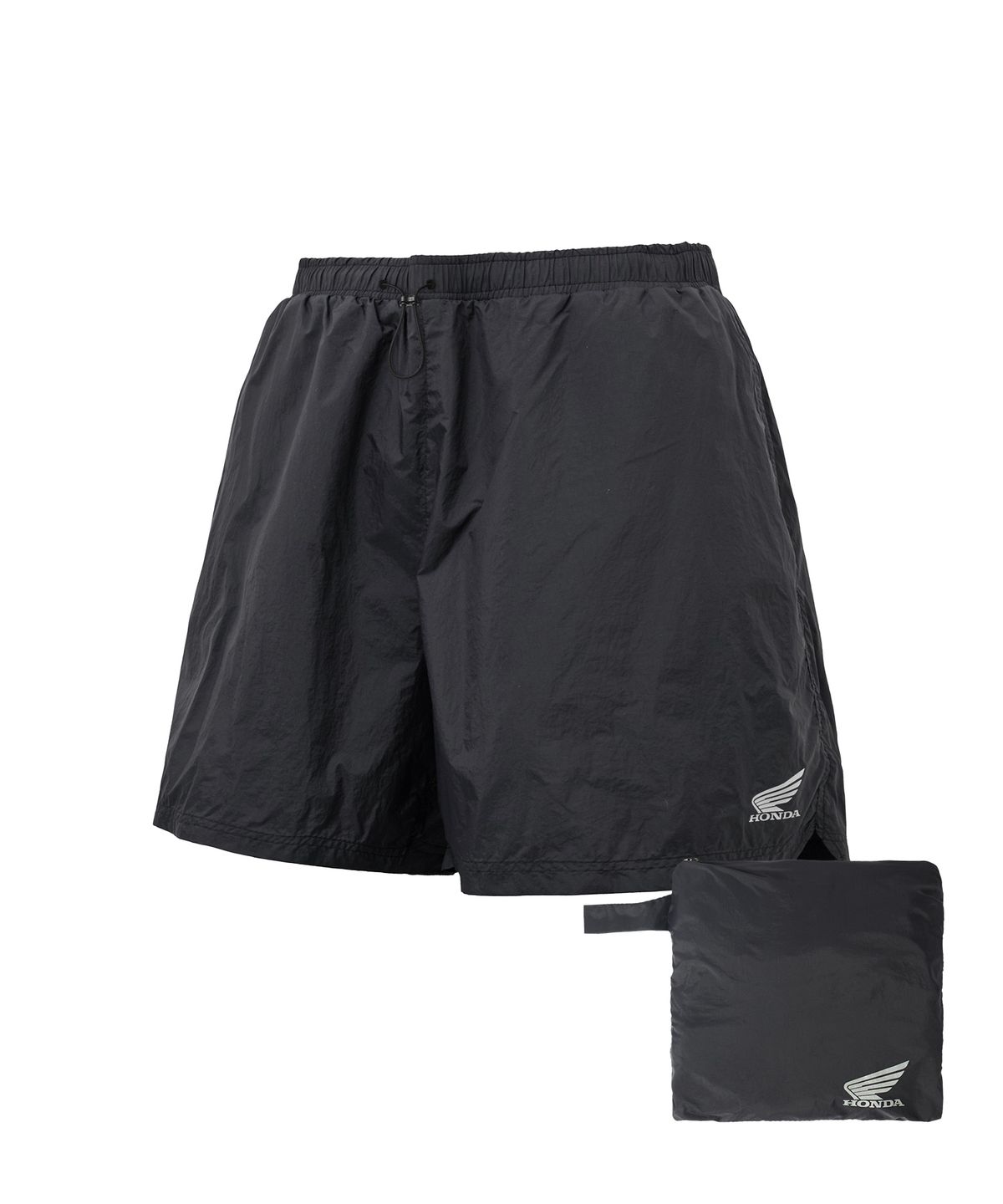 핍스 모터사이클(PHYPS MOTORCYCLE) Speed Run Nylon Trail Wind Shorts Black