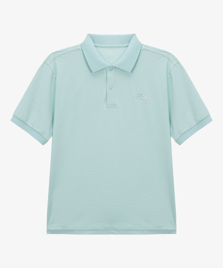 NT7PS13B 남성 와플 반팔 폴로 PASTEL TURQUOISE