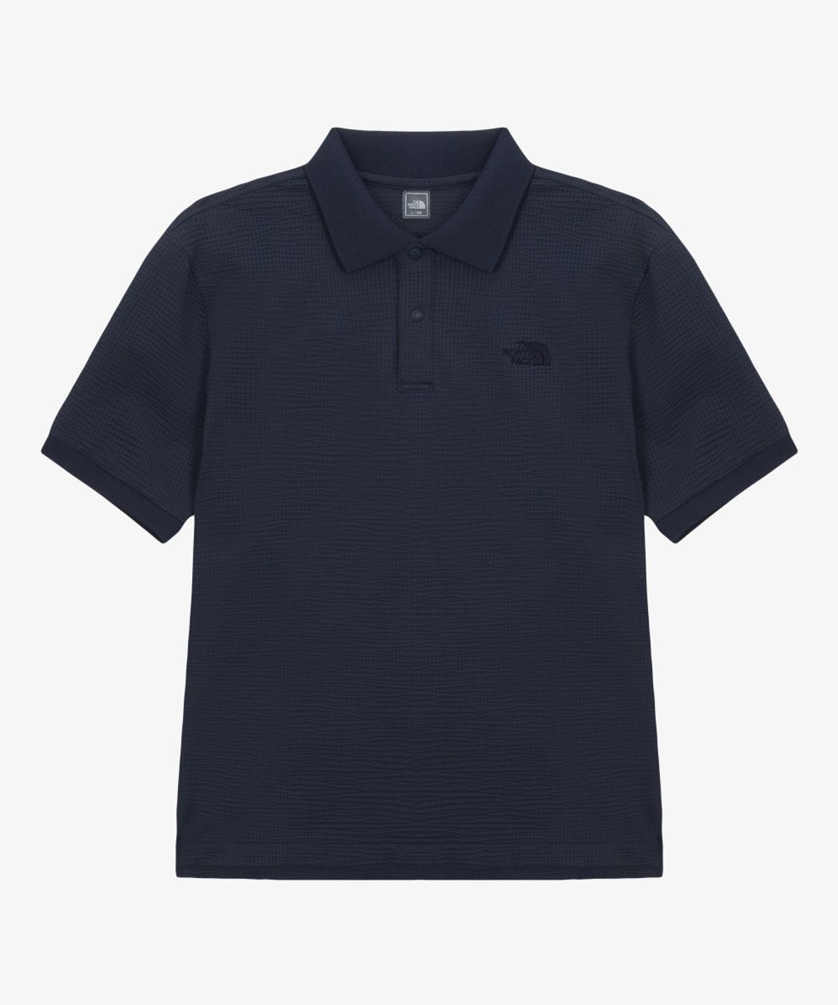 노스페이스(THE NORTH FACE) NT7PS13C 남성 와플 반팔 폴로 NAVY