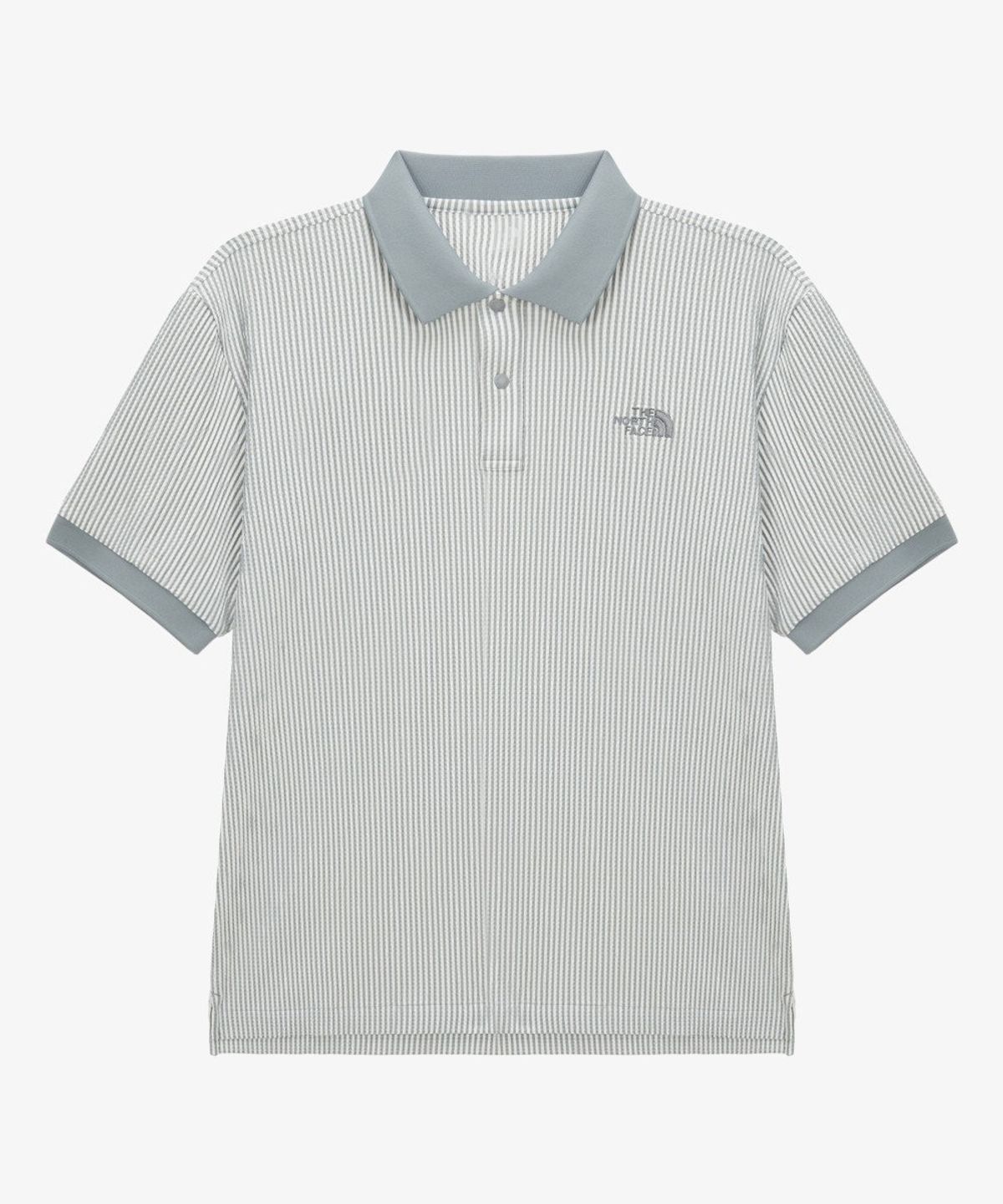 노스페이스(THE NORTH FACE) NT7PS13D 남성 와플 반팔 폴로 GRAY