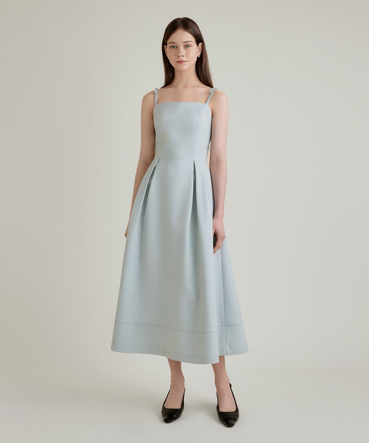 토와브(TOWAV) TANA DRESS_MISTY BLUE