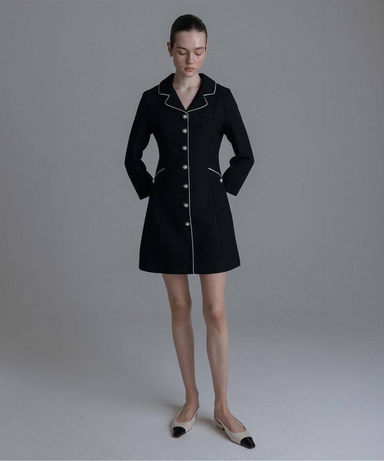 CLASSY COLLAR DRESS