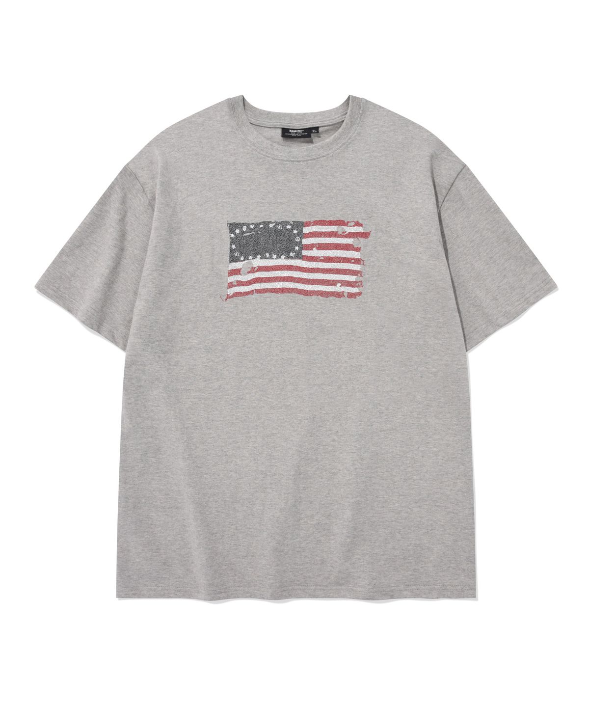 카네이테이(KANEITEI) US FLAG SHORT SLEEVES (GRAY)