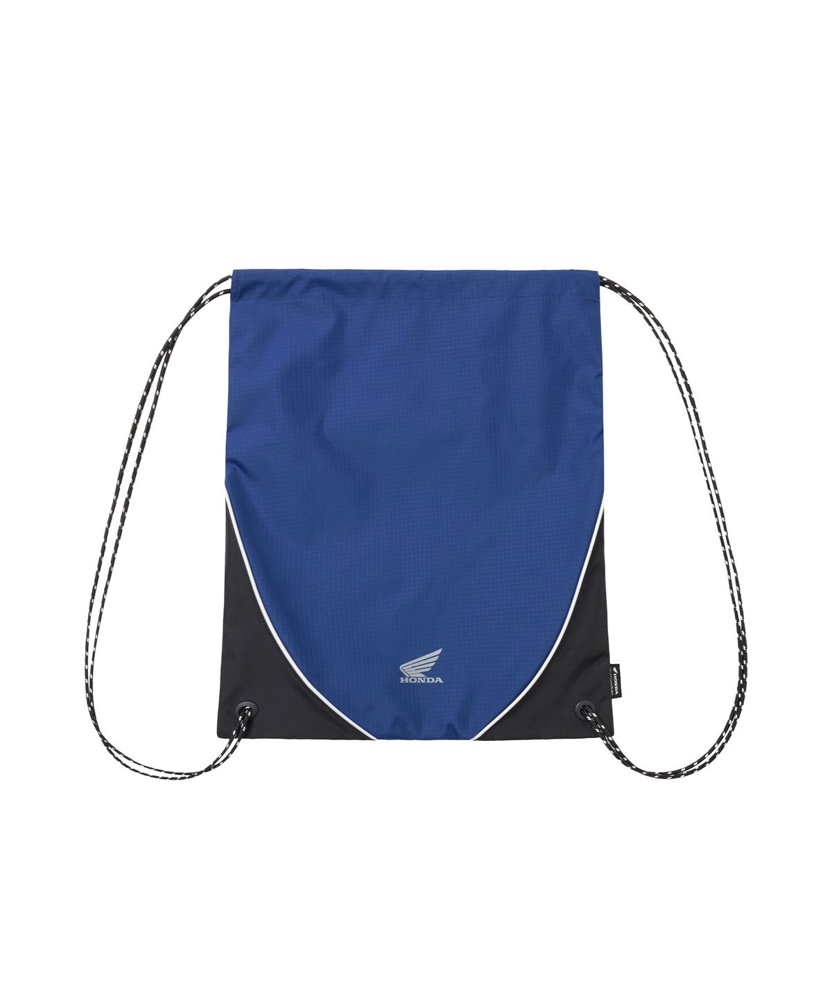 핍스 모터사이클(PHYPS MOTORCYCLE) Nylon Color Block Drawstring Bag Navy