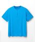 ZERO 라운드 집업 반팔티셔츠_Cyan Blue