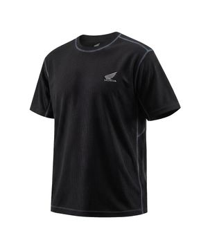 H-Tech Aero Waffle Short Sleeve Black