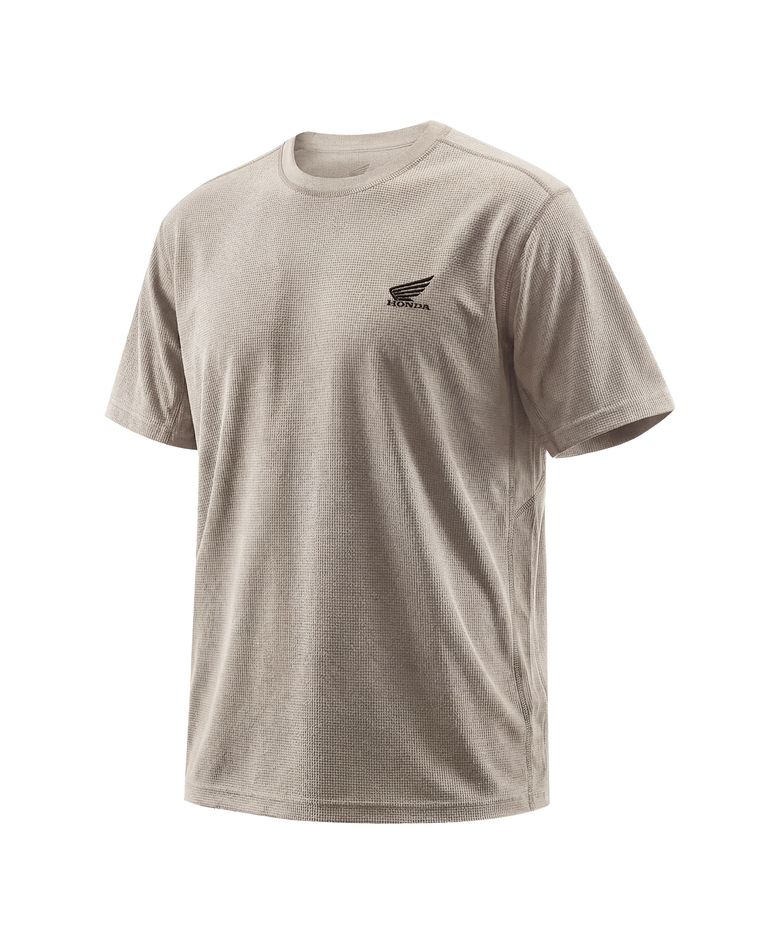 H-Tech Air Layer System Waffle Short Sleeve Gray