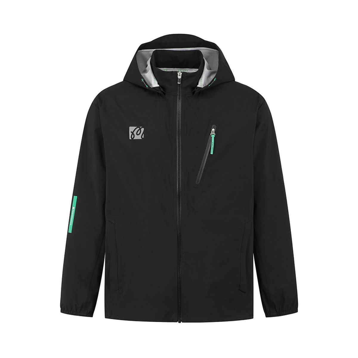 말본 골프(MALBON GOLF) 3L 방수소재 테크자켓 BLACK (MAN)