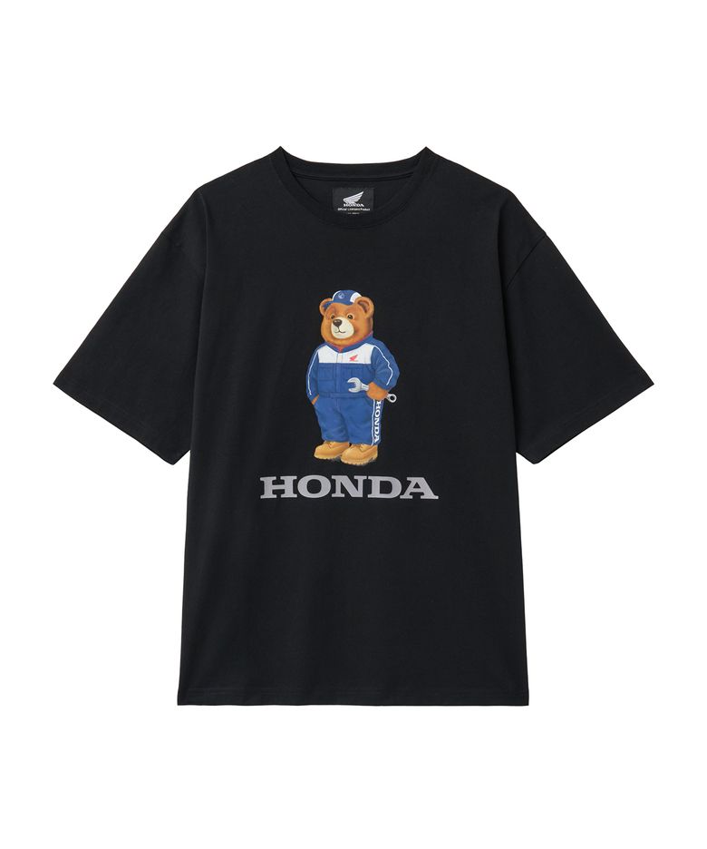 Mechanic Bear Short Sleeve Black