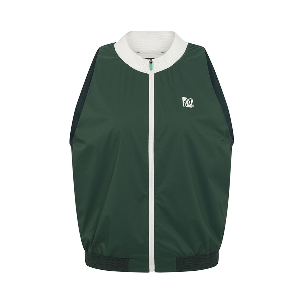 말본 골프(MALBON GOLF) 퍼포먼스 풀집업 베스트 GREEN (WOMAN)