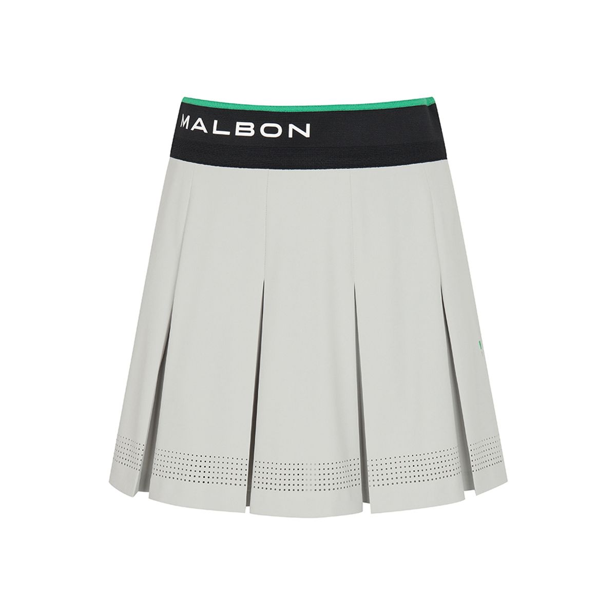 말본 골프(MALBON GOLF) 퍼포먼스 와이드 주름 스커트 LIGHT GRAY (WOMAN)