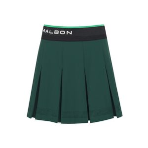 퍼포먼스 와이드 주름 스커트 GREEN (WOMAN)