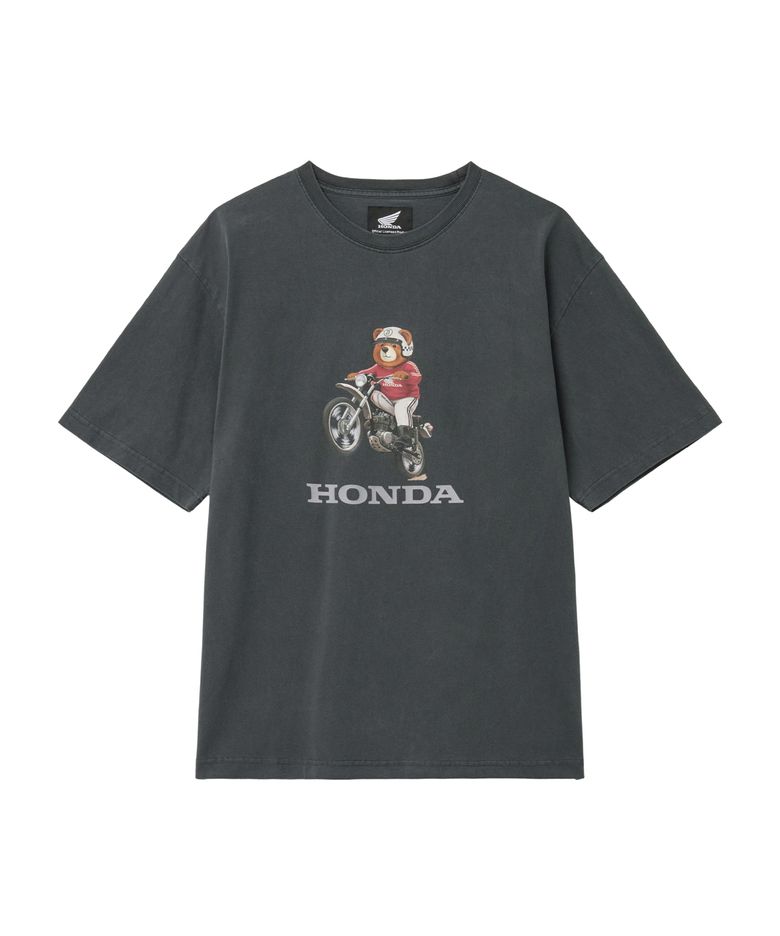 Offroad Bear Short Sleeve Charcoal