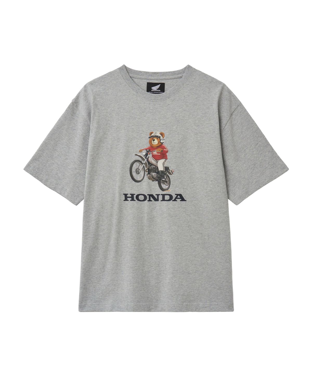핍스 모터사이클(PHYPS MOTORCYCLE) Offroad Bear Short Sleeve Gray