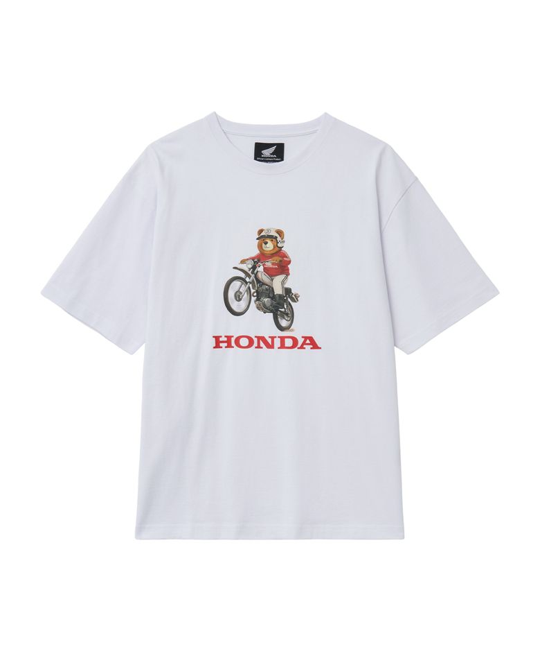 Offroad Bear Short Sleeve White