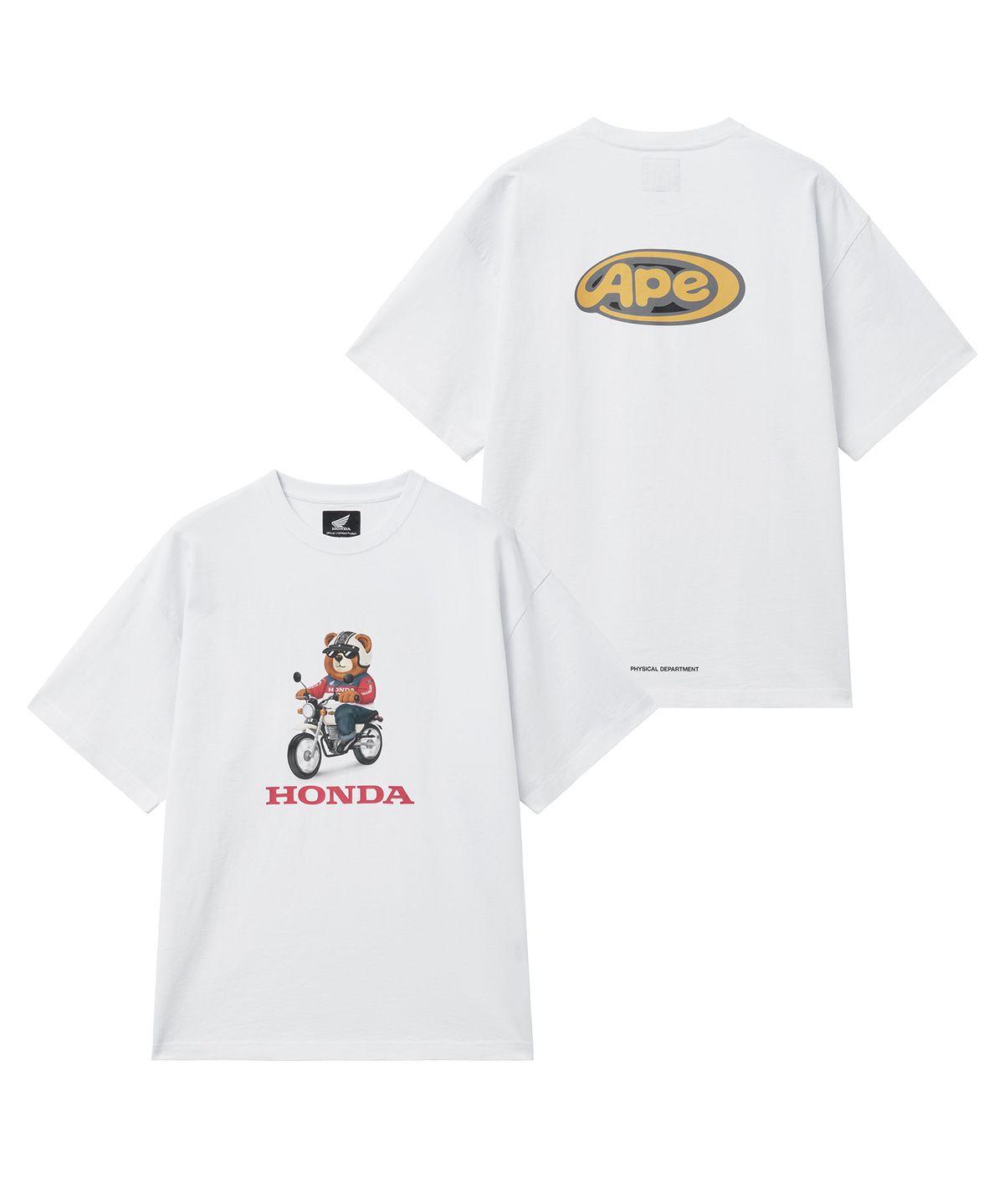 핍스 모터사이클(PHYPS MOTORCYCLE) Ape Beat Short Sleeve White