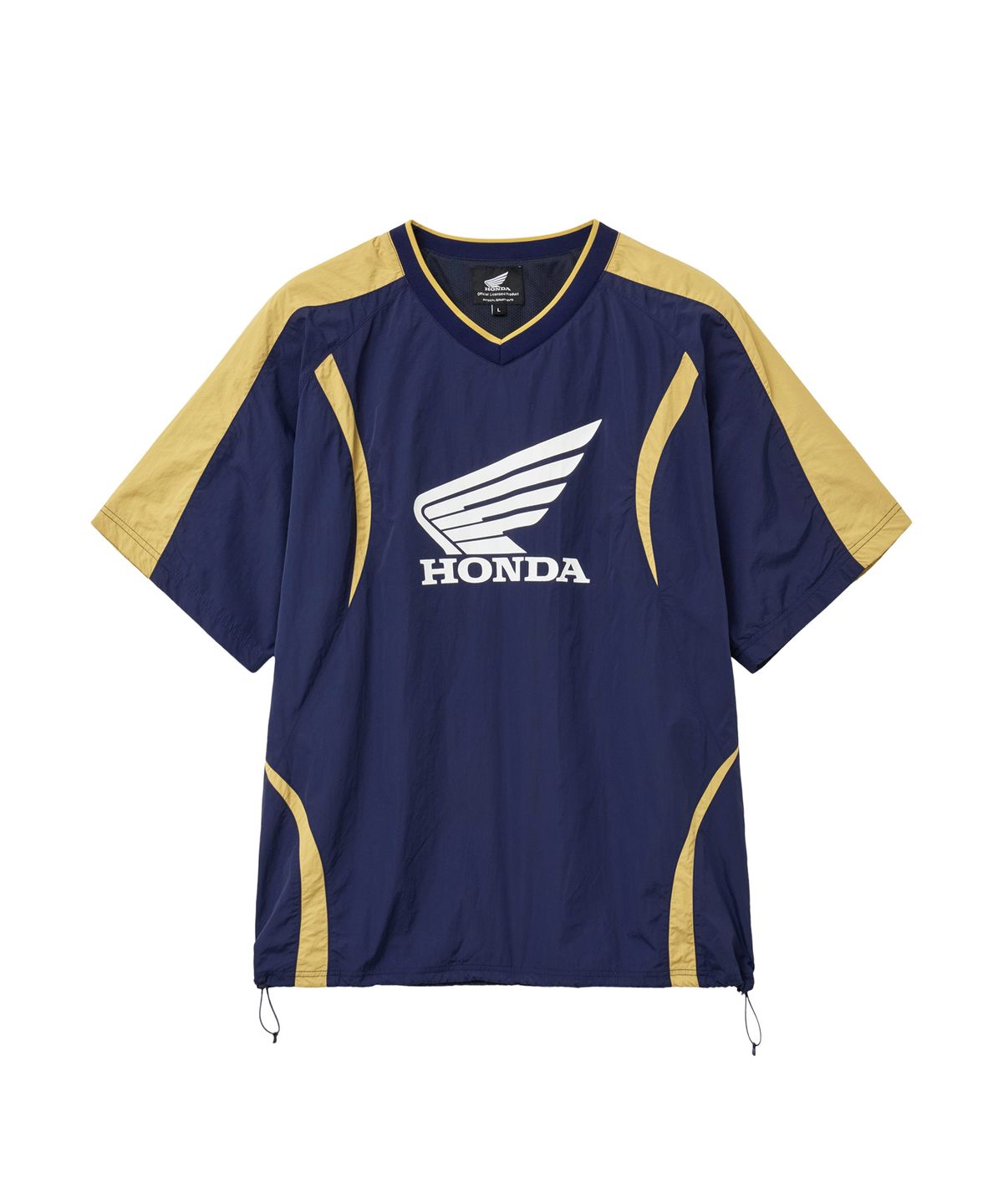 핍스 모터사이클(PHYPS MOTORCYCLE) Color Block Short Sleeve Navy