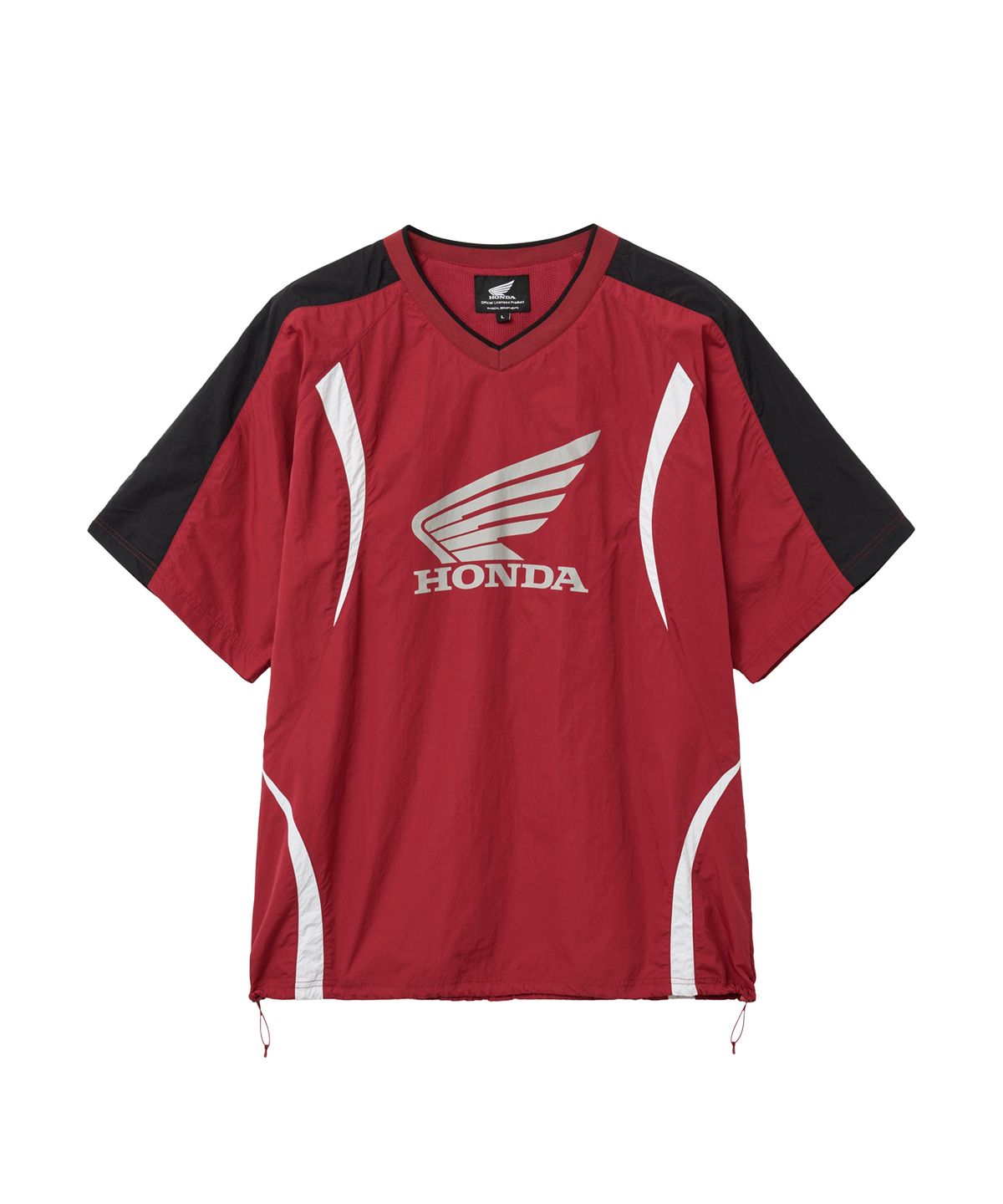 핍스 모터사이클(PHYPS MOTORCYCLE) Color Block Short Sleeve Red