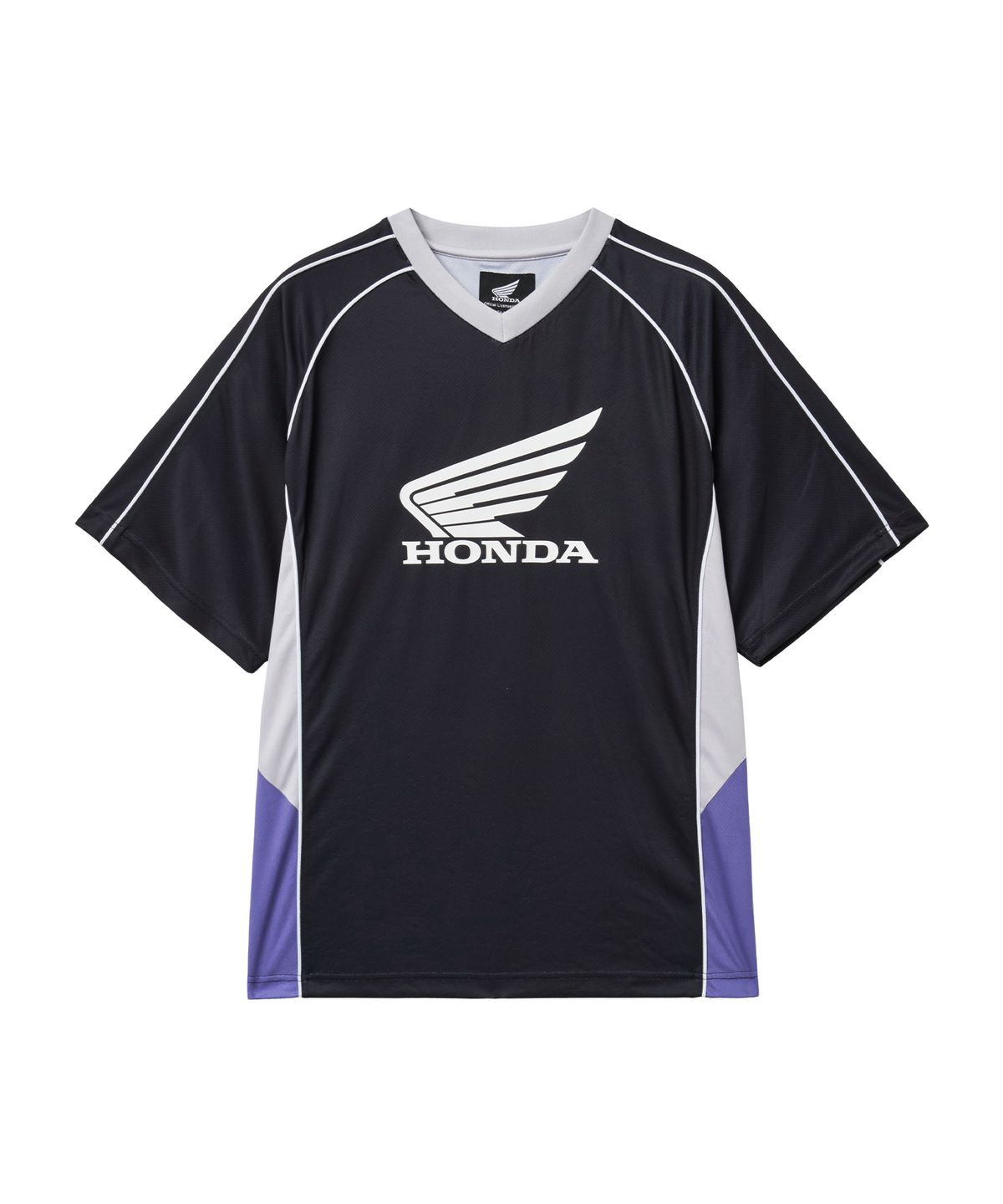 핍스 모터사이클(PHYPS MOTORCYCLE) Mesh Block Jersey Short Sleeve Black