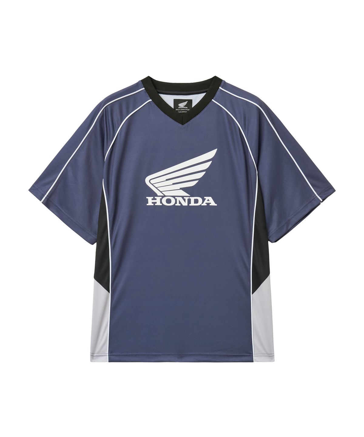 핍스 모터사이클(PHYPS MOTORCYCLE) Mesh Block Jersey Short Sleeve Blue