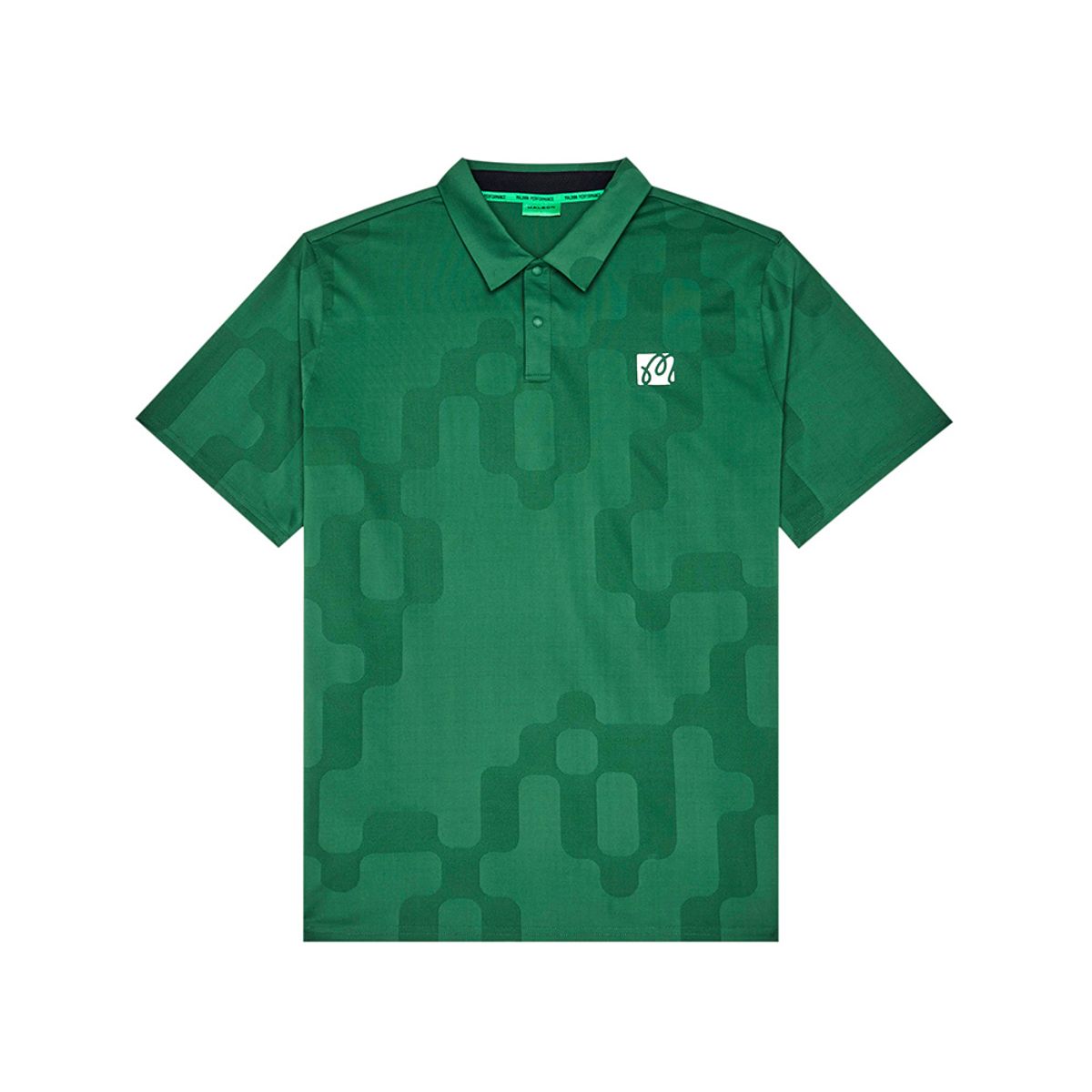 말본 골프(MALBON GOLF) 말본 퍼포먼스 메쉬 자카드 폴로 GREEN (MAN)