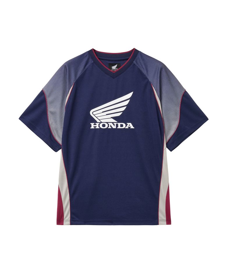 Mesh Speed Track Short Sleeve Navy