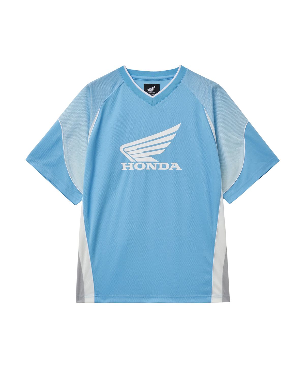 핍스 모터사이클(PHYPS MOTORCYCLE) Mesh Speed Track Short Sleeve Light Blue