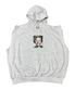 Forced Happiness Sweat Hood Vest ((white melange))