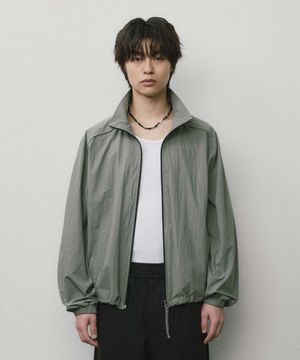 오버사이즈 하이넥 블루종_KHAKI