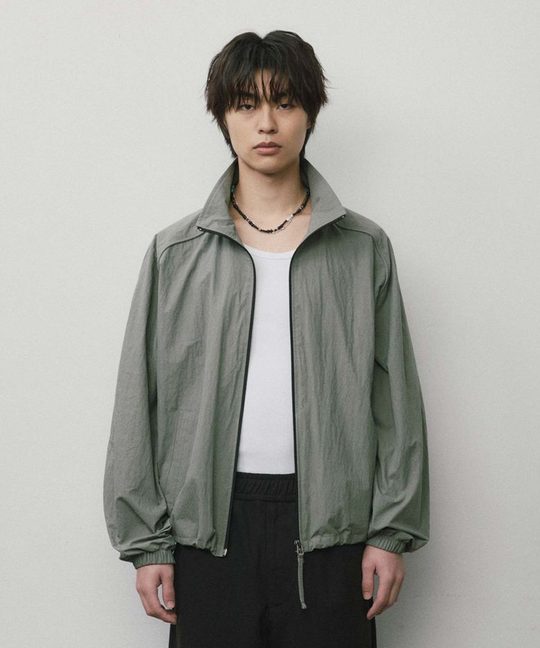 오버사이즈 하이넥 블루종_KHAKI