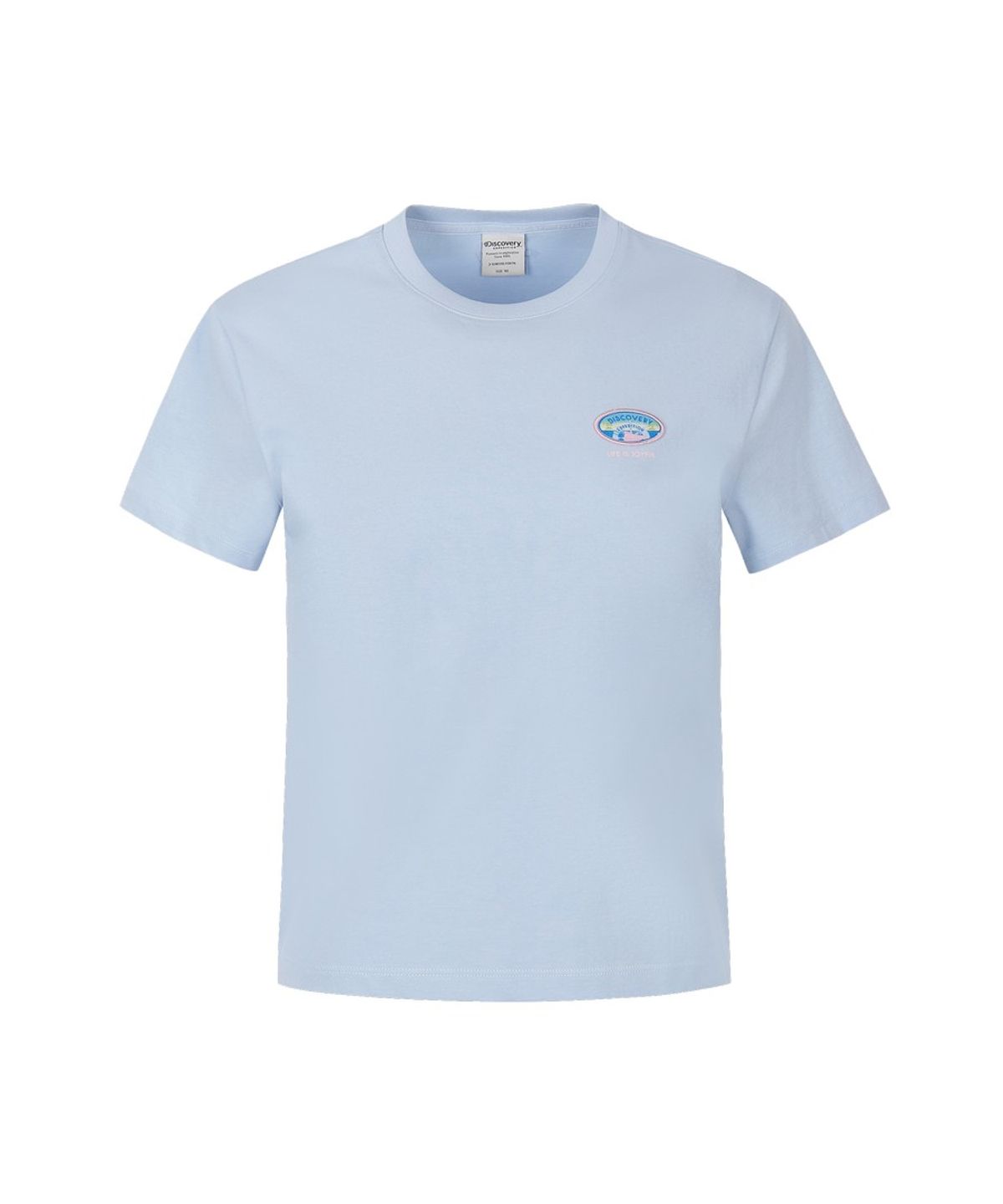 디스커버리 익스페디션(DISCOVERY EXPEDITION) 여성 프레시벤트 보트 와펜 반팔티셔츠 (L/BLUE)