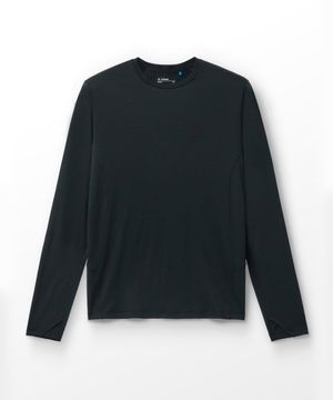 라이트 울 긴팔티셔츠_Black
