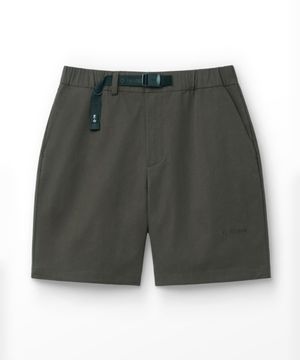 코튼 혼방 쇼츠_Dark Brown