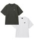 [2Pack] Original Wing Logo Pigment Short Sleeve Khaki & White