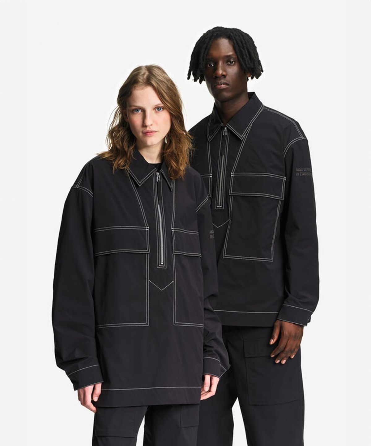 에이글(Aigle) 공용 모던 피셔맨 셔츠 Aigle Experience by Etudes Studio AIS26UOUT004NOI