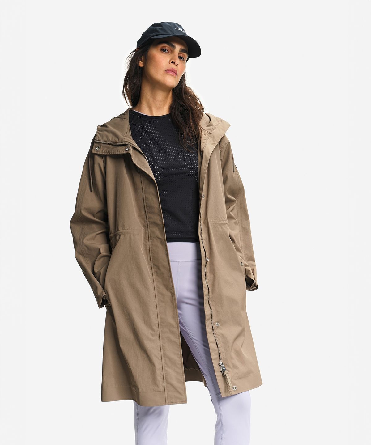 에이글(Aigle) 여성 MTD® 미드 기장 파카 자켓 AIS26WOUT005WAL