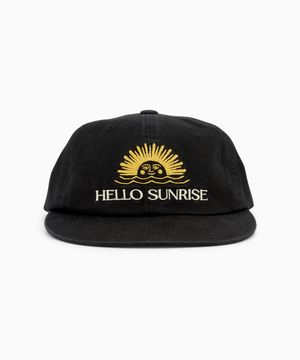 Washed Two Tone Logo 6Panel Cap_Black