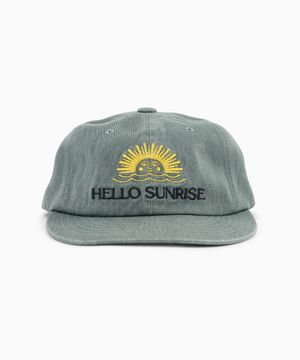 Washed Two Tone Logo 6Panel Cap_Khaki