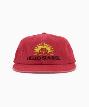 Washed Two Tone Logo 6Panel Cap_VTG Red