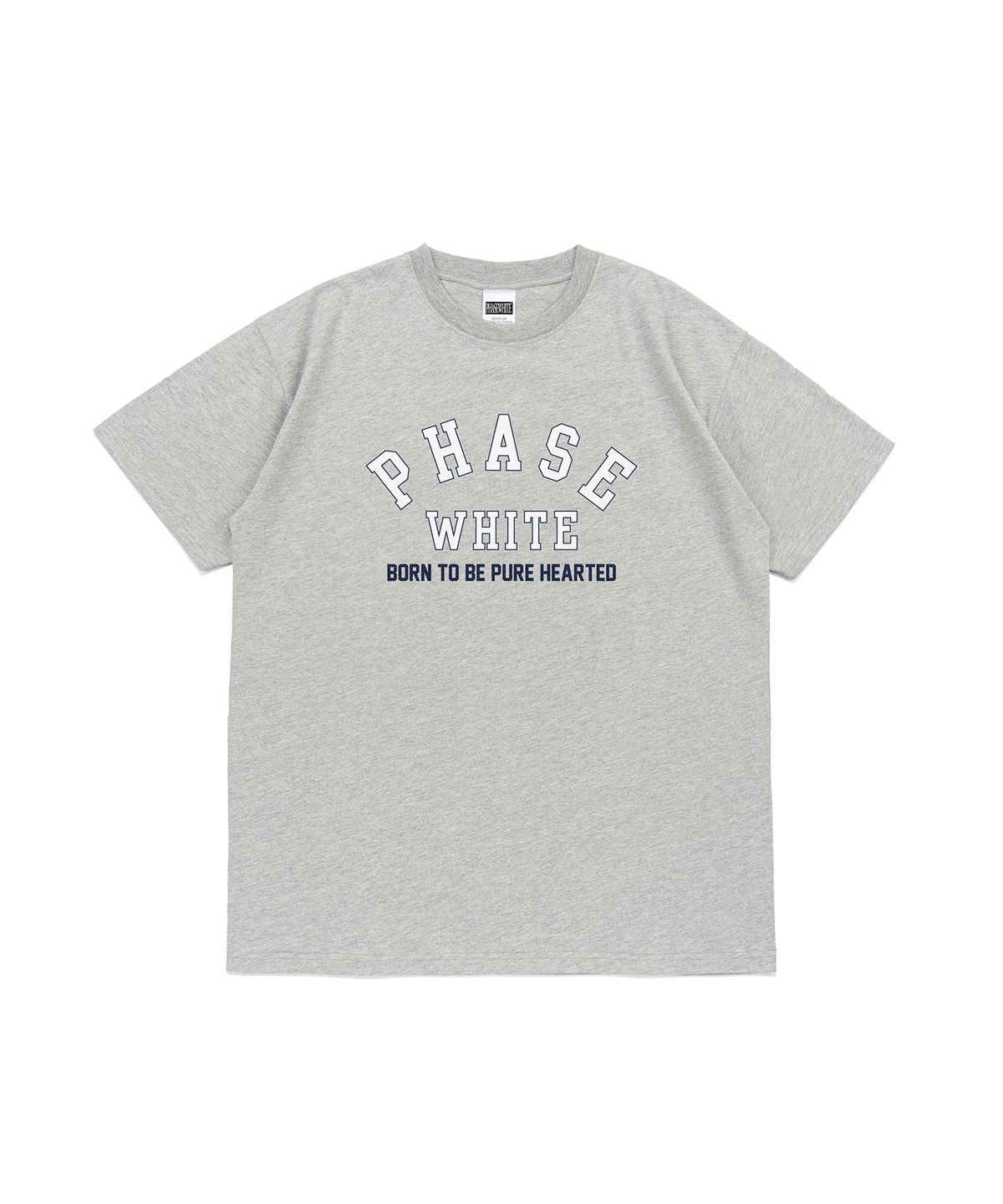 페이즈화이트(PHASEWHITE) [PHASE_3] PW COLLEGE TEE_MELANGE / 8802026-ST08