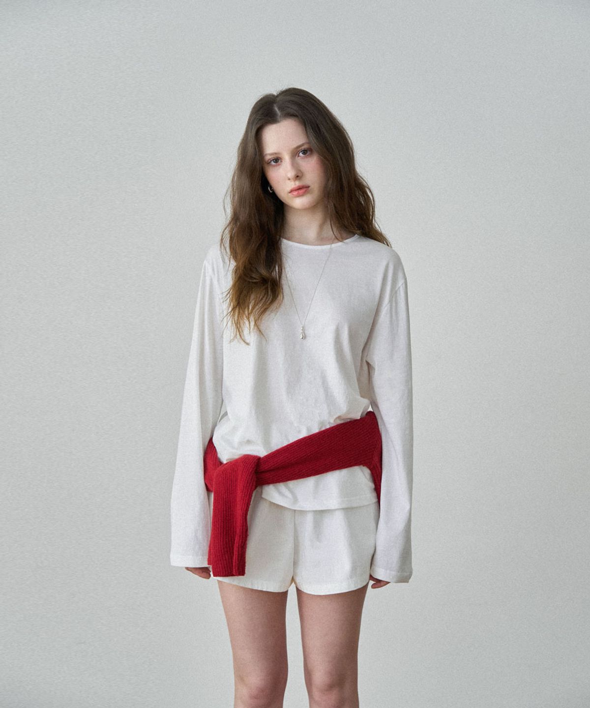 페르브(FERV) Basic Round T-shirt - Ivory