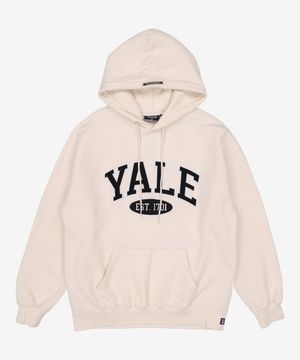 (22ALL) 2 TONE ARCH HOODIE IVORY L