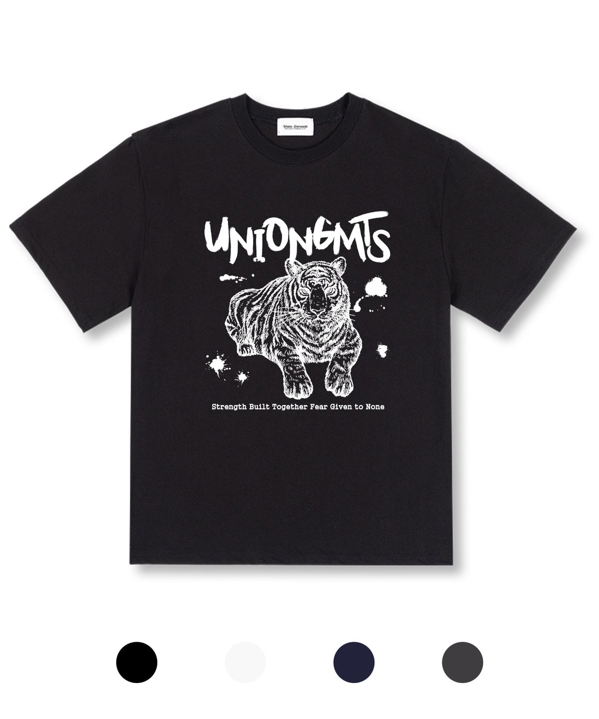 유니온가먼츠(UNION GARMENTS) 유니온타이거 오버핏 반팔 티셔츠 4COLOR