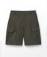 코튼 혼방 카고 쇼츠 _Dark Brown