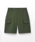 코튼 혼방 카고 쇼츠_Dark Khaki