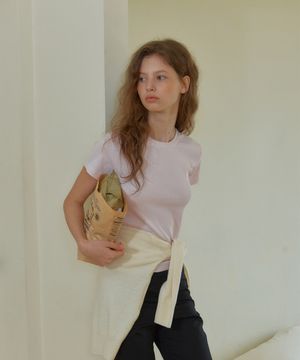 ANC ESSENTIAL ROUND T-SHIRT _SOFT PINK