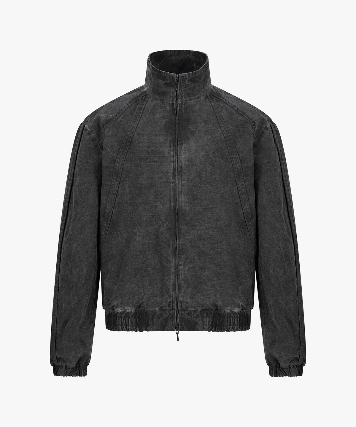 엔드릭스(EDLIX) Edge-Bound Dyed High-Neck Jacket (Black)