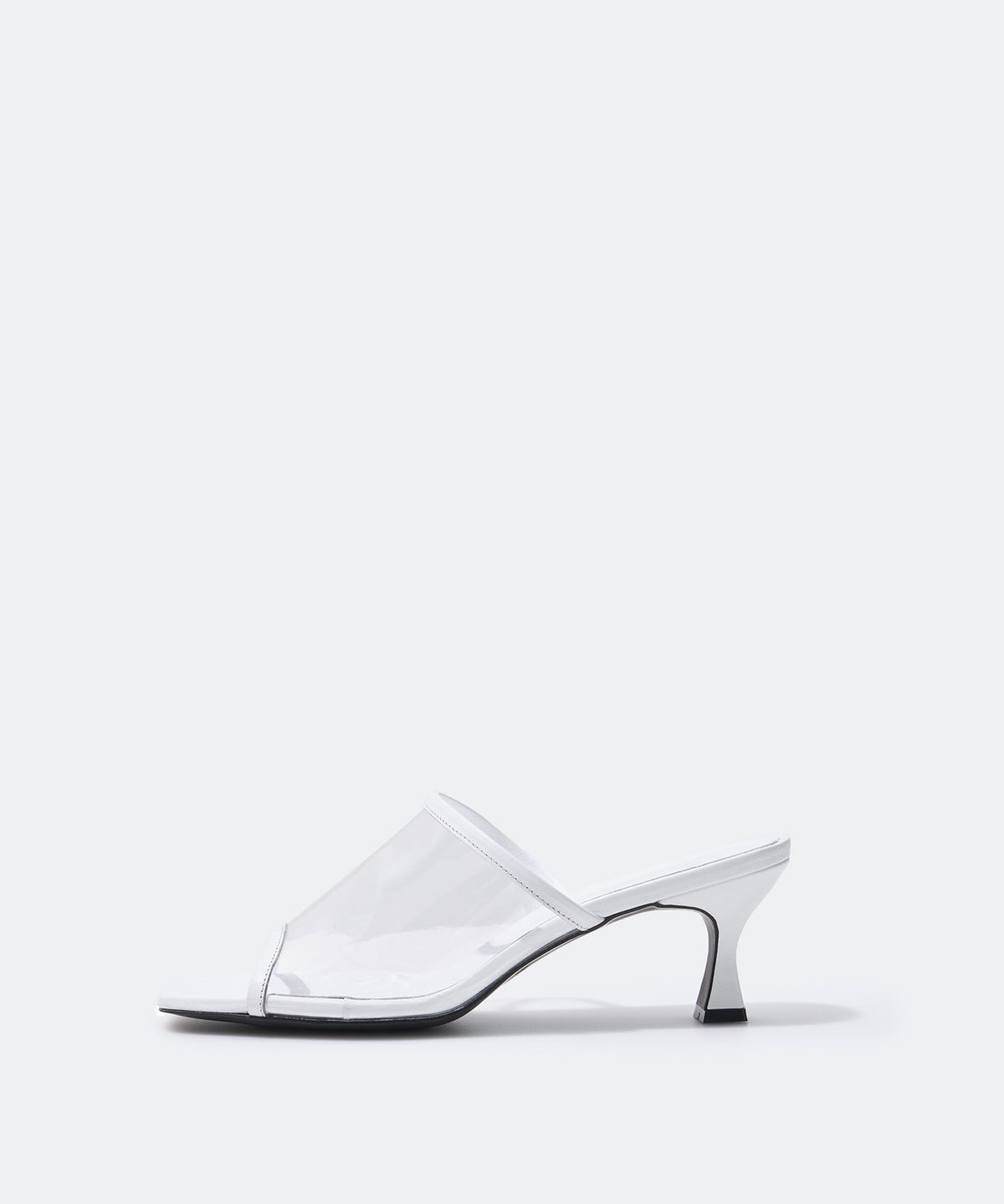 유지(YUJI) CLEAR MULE WHITE