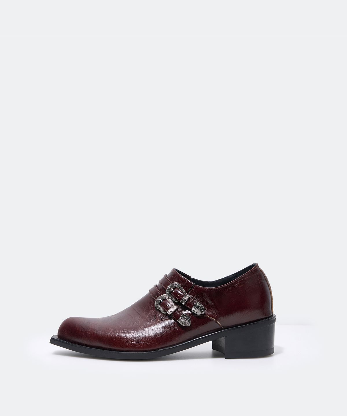 유지(YUJI) 90’s WESTERN SHOES BROWN