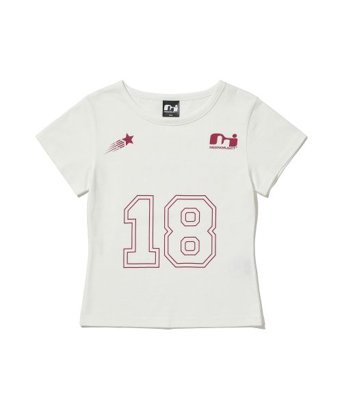 채원 X MEENOBJECT Numbering Slim T-Shirts